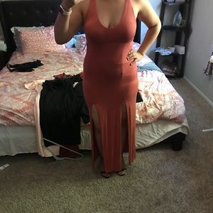 Large summer maxi dress